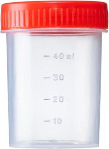 Plasitc Sterile Urine Container, Storage Capacity : Upto 40 Ml