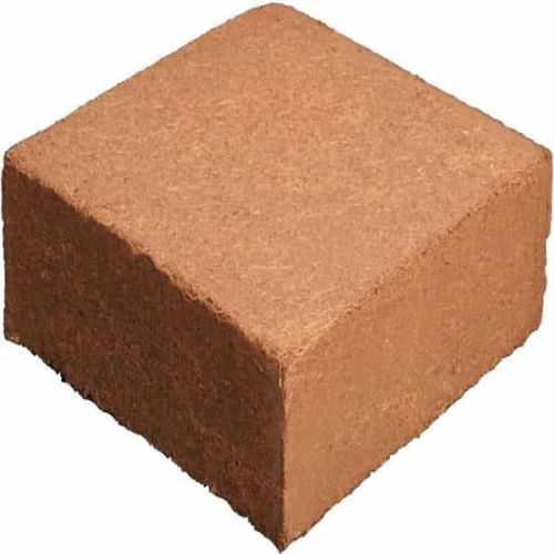 Brown Solid Square Cocopeat Blocks, For Agriculture Use, Packaging Size : 5 KG