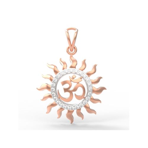 2.282 Grams Diamond Men Pendant, Occasion : Party Wear, Weeding Wear