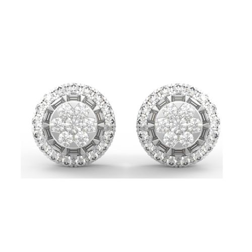 3.460 Grams Diamond Mens Earrings, Occasion : Party Wear