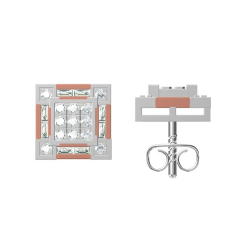 3.800 Grams Diamond Mens Earrings, Occasion : Weeding Wear