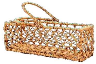 Bamboo Plush Basket, For Fruit Market, Vegetable Market, Feature : Easy To Carry, Superior Finish