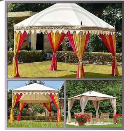 Multicolor Ruchika Enterprises Plain PVC Pergola Tent, For Outdoor