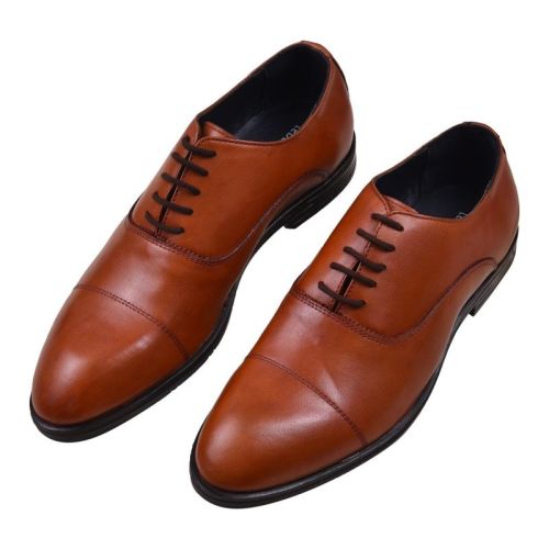 Rexine Mens Brown Artificial Non Leather Formal Shoes