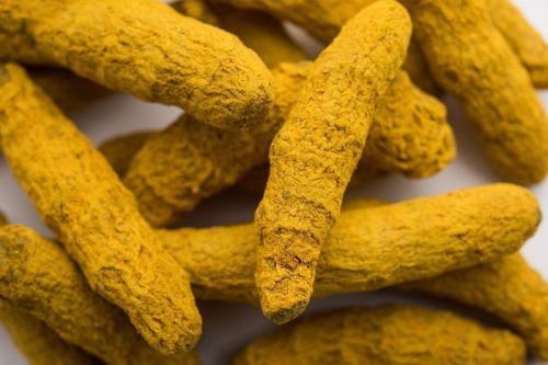 Yellow Double Polished Turmeric Finger, For Cooking, Shelf Life : 6 Month