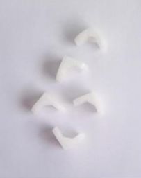 White PVC L Clamp, For Fitting Use, Specialities : Proper Finish, Optimum Durability