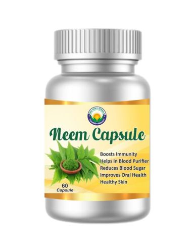 Green Shri Amrit Herbals Neem Capsule, For Business, Personal, Gender : Unisex