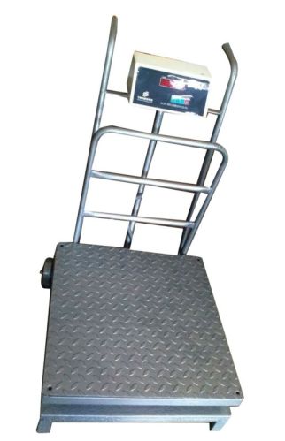 Thomson Mild-steel Trolley Scale, Color : Silver 600*600mm