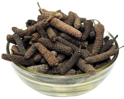 Black Natural Long Pepper, For Cooking, Packaging Type : Plastic Packet