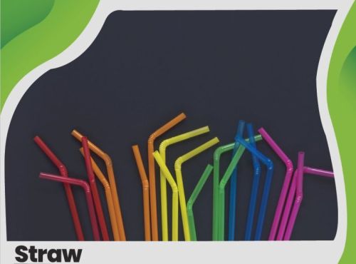 Markgreen Plain Pla Straws, For Cold Drinks, Ice Cream, Juices, Beverages, Certification : Cpcb