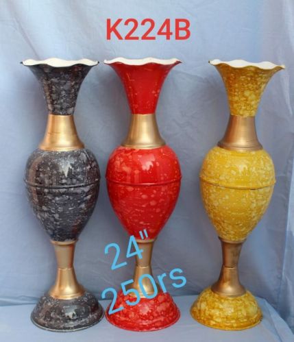 Colored Kashmiri Surahi Flower Vase, For Decoration