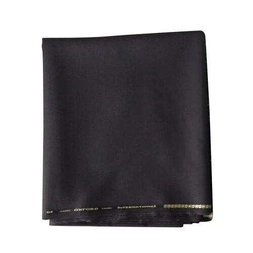 Black 2/18 Matty Polyester Viscose Suiting Fabric, Width : 58 Inch