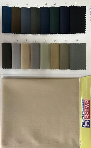 Multicolor Pv Dobby Lycra Stretchable Trouser Fabric, Packaging Type : Plastic Bag