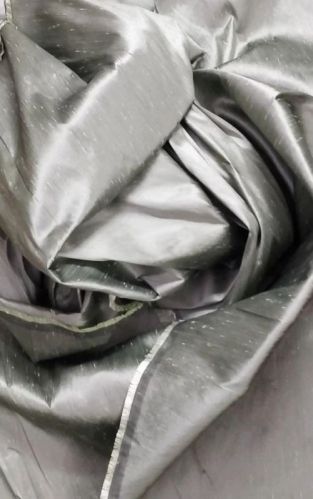 Plain Silk Fabrics, For Garments, Color : Grey