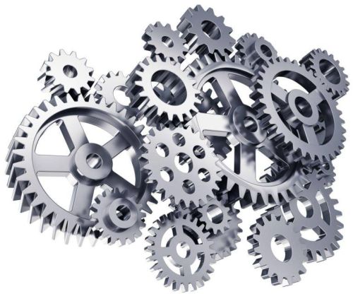 Round Polished Metal Mechanical Gears, For Automobiles