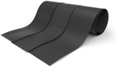 Black Plain Rubber Sheet, For Industrial, Packaging Type : Roll