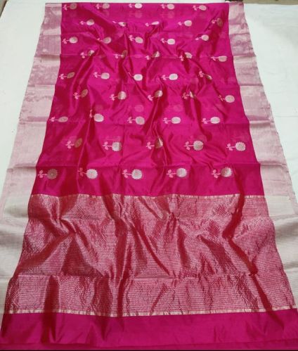Unstitched Ladies Silk Saree, Speciality : Shrink-Resistant