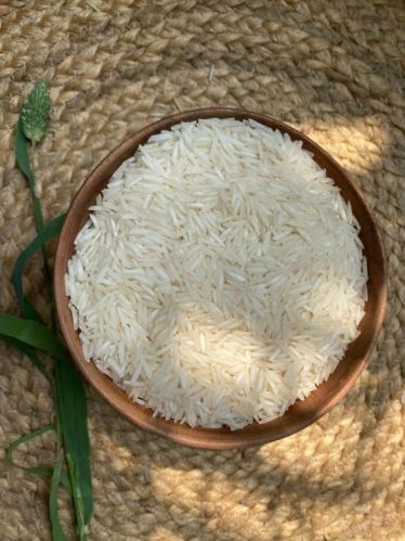 Unpolished Soft Organic Sugandha Steam Basmati Rice, For Cooking, Length : 7.5 Mm