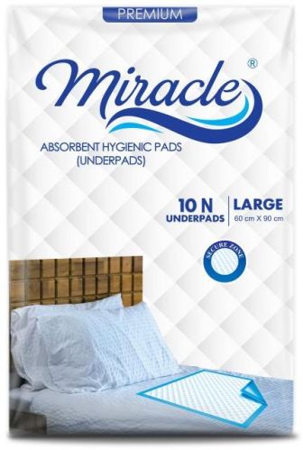 Plain Cotton Miracle Underpad