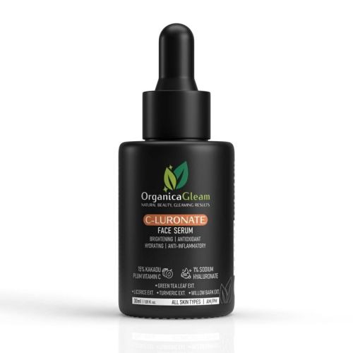 30ml OrganicaGleam C-Luronate Face Serum, Feature : Help Removing Pimples, Moisturizing The Skin