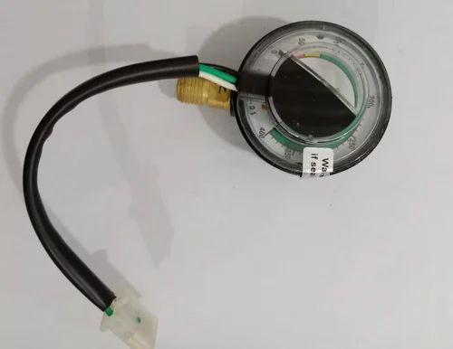 Round Metal Back Mounting Pressure Gauge, Display Type : Analog