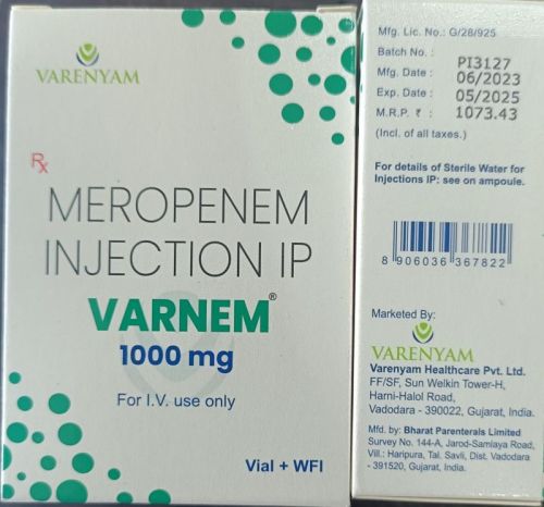 Varnem 1000mg Injection, Medicine Type : Allopathic