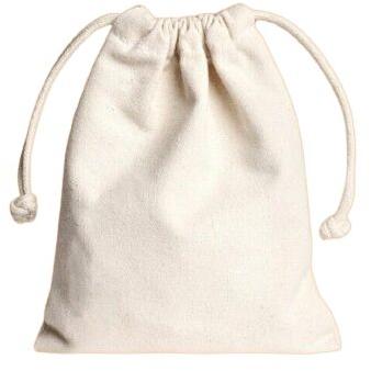 Natural Cloth Canvas Jewelry Bag