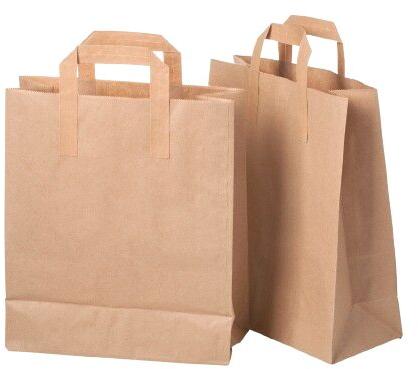 Brown Or White Paper Carry Bags