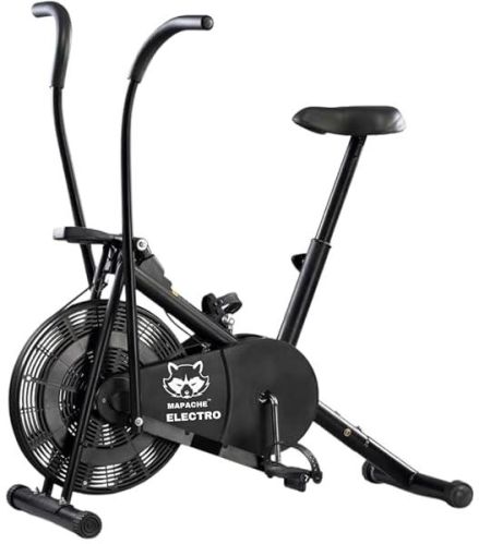 Mapache Electro Airbike Exercise Cycle, For Gym, Color : Black