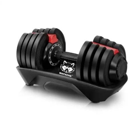 Black Mapache Gym Adjustable Dumbbells Set