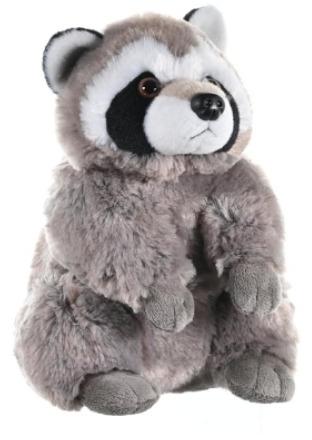Wild Republic Cuddlekins Racoon Soft Toy, For Baby Playing