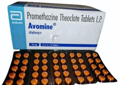 Avomine Tablets 25 Mg, Packaging Type : Stripe