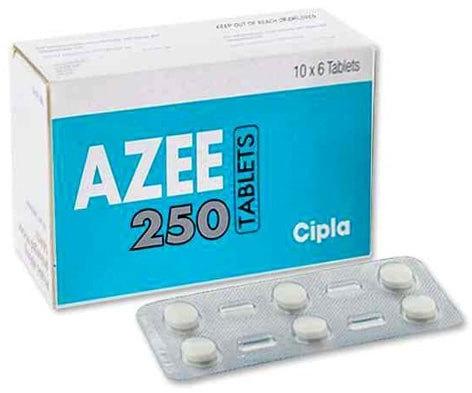 Azee 250 Mg Tablets, Packaging Type : Stripe