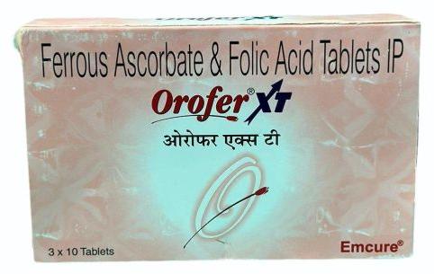 Orofer Xt Tablets, Packaging Type : Strips