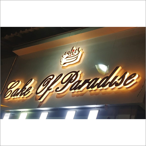 Multicolor Customized Multiweight LED Glow Sign Board, For Shop, Building, Etc, Size : Multisizes