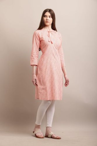 DiDi SAMA Designer Printed Cotton Kurti, Ideal For : Women