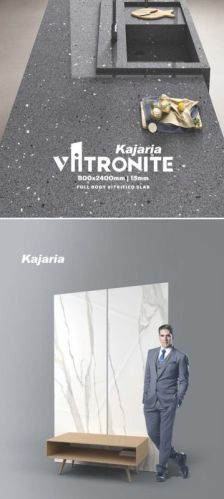 Vitronite Full Body Vitrified Slab, Size : 800mmx2400mm