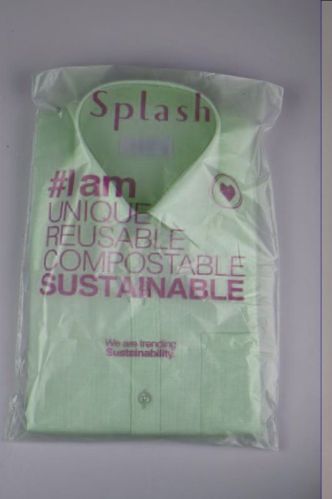 Transparent Plain Compostable Shirt Pouches