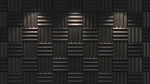 Black Square Acoustic Foam, For Sound Proofing, Size : Standard