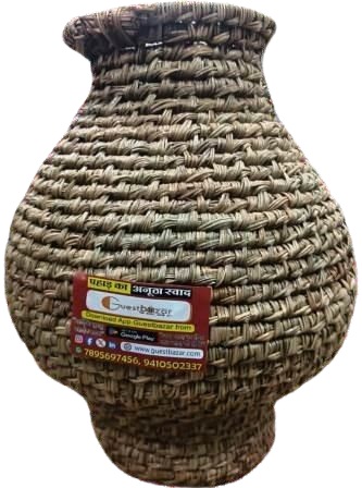 Small Pine Needles Flower Pot, For Indoor Decor, Style : Modern