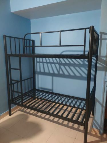 Metal Polished Bunk Bed Storage, For Motels Use, Hotel Use, Home Use, Commercial Use, Size : 6x4feet