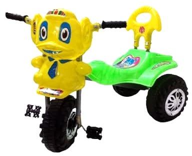 Plastic Ducky Children Tricycle, Feature : Fine Finished, Hard Structure, Horn, Lights, Loose Packing