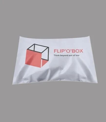 White Printed Customized Plastic Poly Bag, For Promotion, Capacity : 2 Kg