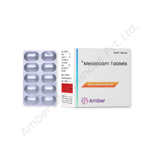 Meloxicam Tablets, For Pain Reliever, Packaging Type : Blister