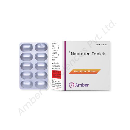 Naproxen Tablets, For Pain Reliever, Packaging Type : Blister