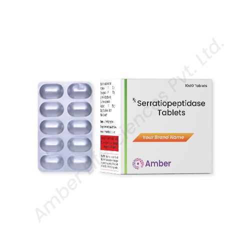 Serratiopeptidase Tablets, Medicine Type : Allopathic