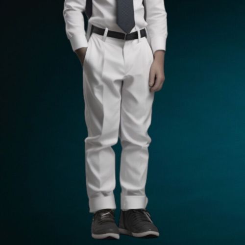 Cotton Plain School Full Pant, Gender : Male