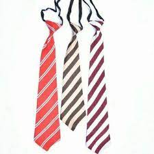 Stripes Nylon School Tie, Size : Multisizes