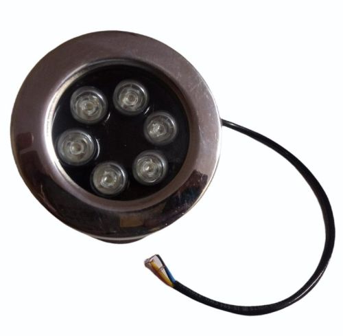 Aqua Pool 220V Ceramic Heavy Duty Fountain Light, Shape : Round