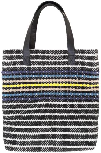 SEI-B-1584 Cotton Hand Woven Bag, Color : Black / Multi